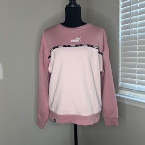 Puma Blush and White Crewneck